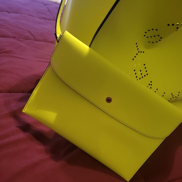 Stella McCartney Handbags - Stella McCartney Large Neon Tote with inside purse